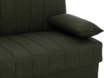 ΚΑΝΑΠΕΣ ΚΡΕΒΑΤΙ ANDRI ΤΡΙΘΕΣΙΟΣ DARK OLIVE HM3239.05 180x72x77 εκ.