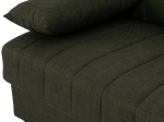 ΚΑΝΑΠΕΣ ΚΡΕΒΑΤΙ ANDRI ΤΡΙΘΕΣΙΟΣ DARK OLIVE HM3239.05 180x72x77 εκ.