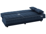 ΚΑΝΑΠΕΣ ΚΡΕΒΑΤΙ ANDRI ΤΡΙΘΕΣΙΟΣ ΜΠΛΕ HM3239.07 180x72x77Y εκ.