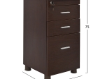 ΣΕΤ ΓΡΑΦΕΙΟΥ 2ΤΜΧ ΣΕ ΧΡΩΜΑ WENGE HM10202.02L