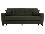 ΚΑΝΑΠΕΣ ΚΡΕΒΑΤΙ HEMA TΡΙΘΕΣΙΟΣ ΨΗΛΗ ΠΛΑΤΗ DARK OLIVE HM3242.05 215x84x88Υεκ.