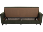 ΚΑΝΑΠΕΣ ΚΡΕΒΑΤΙ HEMA TΡΙΘΕΣΙΟΣ ΨΗΛΗ ΠΛΑΤΗ DARK OLIVE HM3242.05 215x84x88Υεκ.