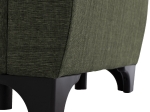 ΚΑΝΑΠΕΣ ΚΡΕΒΑΤΙ HEMA TΡΙΘΕΣΙΟΣ ΨΗΛΗ ΠΛΑΤΗ DARK OLIVE HM3242.05 215x84x88Υεκ.