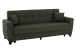 ΚΑΝΑΠΕΣ ΚΡΕΒΑΤΙ HEMA TΡΙΘΕΣΙΟΣ ΨΗΛΗ ΠΛΑΤΗ DARK OLIVE HM3242.05 215x84x88Υεκ.