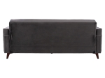 ΚΑΝΑΠΕΣ ΚΡΕΒΑΤΙ PORTMAN ΤΡΙΘΕΣΙΟΣ ΓΚΡΙ ΜΠΛΕ HM3247.01 210x80x87Υ εκ.