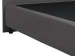 ΚΡΕΒΑΤΙ MALENA ΑΠΟ ΓΚΡΙ ΒΕΛΟΥΔΟ HM638.10 ΓΙΑ ΣΤΡΩΜΑ 150x200 εκ.
