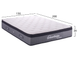 ΣΤΡΩΜΑ DREAMTOPIA ULTIMATE HM661.150 POCKET SPRING ΜΕ ΑΝΩΣΤΡΩΜΑ 150X200εκ.