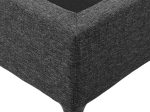 ΚΡΕΒΑΤΙ SOLEDAD ΑΠΟ ΓΚΡΙ ΥΦΑΣΜΑ HM644.01 ΓΙΑ ΣΤΡΩΜΑ 150x200 εκ.