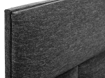ΚΡΕΒΑΤΙ SOLEDAD ΑΠΟ ΓΚΡΙ ΥΦΑΣΜΑ HM644.01 ΓΙΑ ΣΤΡΩΜΑ 150x200 εκ.