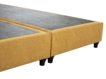 ΚΡΕΒΑΤΙ SOLEDAD R12-20 ΓΙΑ ΣΤΡΩΜΑ 150x200 εκ. ΧΡΥΣΟ-ΜΑΥΡΟ HM644.28