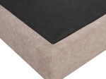 ΚΡΕΒΑΤΙ HM637.22 DOLORES ΜΠΕΖ ΥΦΑΣΜΑ τ.NUBUCK, 150x200 εκ.