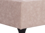 ΚΡΕΒΑΤΙ HM648.22 DOLORES, ΜΠΕΖ ΥΦΑΣΜΑ τ.NUBUCK, 120x200 εκ.