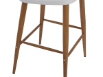 ΣΚΑΜΠΟ ΜΠΑΡ VANESSA HM9300.01 ΛΕΥΚΟ ΜΕΣΑΙΟΥ ΥΨΟΥΣ 43x45x97Υεκ.