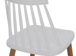 ΣΚΑΜΠΟ ΜΠΑΡ VANESSA HM9300.01 ΛΕΥΚΟ ΜΕΣΑΙΟΥ ΥΨΟΥΣ 43x45x97Υεκ.