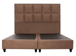 ΚΡΕΒΑΤΙ ALBA ΚΑΦΕ τ.NUBUCK HM636.21 ΓΙΑ ΣΤΡΩΜΑ 150x200 εκ.