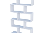 ΒΙΒΛΙΟΘΗΚΗ MAZE ΜΕΛΑΜΙΝΗΣ ΛΕΥΚΗ 90x20x156Yεκ.HM9426
