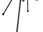 ΠΟΛΥΘΡΟΝΑ ACAPULCO Τ. ΦΩΛΙΑ ΜΕΤΑΛΛΟ ΜΑΥΡΟ ΜΕ TWISTED WICKER HM5871.01 70x73x79 εκ.