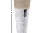 ΝΙΠΤΗΡΑΣ ΜΑΡΜΑΡΙΝΟΣ CONE SINK CREME WHITE Φ40x90Y εκ.HM7808.02