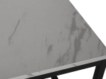 ΖΙΓΚΟΝ GRELAY 2 ΤΕΜ MDF ΟΨΗ ΜΑΡΜΑΡΟΥ & ΜΕΤΑΛΛΟ HM8762.12 45Χ45Χ50εκ. & 37Χ37Χ43 εκ.
