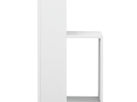 ΒΟΗΘΗΤΙΚΟ ΤΡΑΠΕΖΙ DAWN ΜΕΛΑΜΙΝΗΣ ΛΕΥΚΟ 35X29,5X60Yεκ.HM8880.11