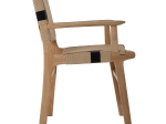ΠΟΛΥΘΡΟΝΑ BAND RUBBERWOOD ΚΑΙ ΣΧΟΙΝΙ 62,5x60x88Yεκ.HM9324.01