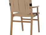 ΠΟΛΥΘΡΟΝΑ BAND RUBBERWOOD ΚΑΙ ΣΧΟΙΝΙ 62,5x60x88Yεκ.HM9324.01