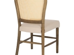 ΚΑΡΕΚΛΑ ΤΟΟΝ ΞΥΛΟ RATTAN ΥΦΑΣΜΑ HM9406.04 47x52x91,5Υεκ.