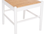 ΚΑΡΕΚΛΑ ΑΠΟ ΟΞΙΑ ΣΕ ΛΕΥΚΟ-RATTAN ΜΠΕΖ HM9407.03 43x50x87Yεκ.
