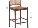 ΣΚΑΜΠΟ ΑΠΟ ΟΞΙΑ-RATTAN ΑΨΙΔΑ ΠΛΑΤΗ ΚΑΡΥΔΙ 47x46x100Yεκ.HM9408.04