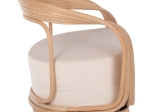 ΠΟΛΥΘΡΟΝΑ DUCHESS ΑΠΟ RATTAN ΦΥΣΙΚΟ-ΕΚΡΟΥ ΜΑΞΙΛΑΡΙ HM9478 81x59x70Y εκ.