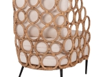 ΠΟΛΥΘΡΟΝΑ RINGER HM9341 ΑΠΟ RATTAN-ΜΕΤΑΛΛΟ ΦΥΣΙΚΟ ΧΡΩΜΑ 65x69x86Y εκ.