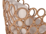 ΠΟΛΥΘΡΟΝΑ RINGER HM9341 ΑΠΟ RATTAN-ΜΕΤΑΛΛΟ ΦΥΣΙΚΟ ΧΡΩΜΑ 65x69x86Y εκ.