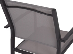 ΠΟΛΥΘΡΟΝΑ ΜΕΤΑΛΛΙΚΗ NEDAN ΓΚΡΙ ΜΕ TEXTLINE ΓΚΡΙ HM5876.02 54X54X86Υεκ.