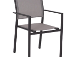 ΠΟΛΥΘΡΟΝΑ ΜΕΤΑΛΛΙΚΗ NEDAN ΓΚΡΙ ΜΕ TEXTLINE ΓΚΡΙ HM5876.02 54X54X86Υεκ.