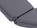ΜΑΞΙΛΑΡΙ ΞΑΠΛΩΣΤΡΑΣ TEXTILENE 600gr/m2 ΓΚΡΙ SIFNOS HM11234.30T 196(117+1+78)x58x6Υ εκ.