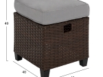 ΣΕΤ ΣΑΛΟΝΙ ΓΩΝΙΑ TRANQUILITY HM5895.02 5ΤΜΧ ΜΕ 2 ΣΚΑΜΠΟ ΚΑΙ ΤΡΑΠΕΖΙ ΚΑΦΕ