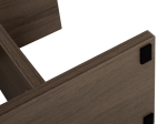 ΒΟΗΘΗΤΙΚΟ ΤΡΑΠΕΖΙ ΜΕ ΡΑΦΙΑ AMEER ΜΕΛΑΜΙΝΗ ΣΕ OLIVE GREY ΧΡΩΜΑ HM8881.12 50x17x56Υεκ.
