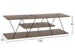 ΕΠΙΠΛΟ ΤΗΛΕΟΡΑΣΗΣ HM8922.13 TARS ΜΕΛΑΜΙΝΗ OLIVE GREY 120x32x33Yεκ.