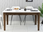 ΤΡΑΠΕΖΙ ΤΡΑΠΕΖΑΡΙΑΣ STANDARD HM9507.02 ΜΕΛΑΜΙΝΗ ΚΑΡΥΔΙ-ΛΕΥΚΟ ΜΕ ΑΠΟΘ.ΧΩΡΟ 145x88x75Yεκ.
