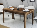 ΤΡΑΠΕΖΙ ΤΡΑΠΕΖΑΡΙΑΣ STANDARD HM9507.04 ΜΕΛΑΜΙΝΗ ΚΑΡΥΔΙ ME ΑΠΟΘHK.ΧΩΡΟ 145x88x75Yεκ.