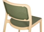 ΚΑΡΕΚΛΑ ΠΟΛΥΠΡΟΠΥΛΕΝΙΟΥ MEKO HM5934.04 ΜΠΕΖ ΜΕ OLIVE GREEN ΨΑΘΑ 41x49x102Υ εκ.