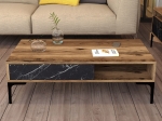 ΣΥΝΘΕΣΗ ΣΑΛΟΝΙΟΥ ΜΕΛΑΜΙΝΗΣ 2ΤΜΧ ΚΑΡΥΔΙ-BLACK MARBLE HM11855.01