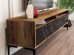 ΣΥΝΘΕΣΗ ΣΑΛΟΝΙΟΥ ΜΕΛΑΜΙΝΗΣ 2ΤΜΧ ΚΑΡΥΔΙ-BLACK MARBLE HM11855.01