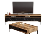 ΣΥΝΘΕΣΗ ΣΑΛΟΝΙΟΥ ΜΕΛΑΜΙΝΗΣ 2ΤΜΧ ΚΑΡΥΔΙ-BLACK MARBLE HM11855.01