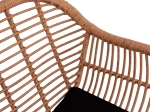 ΠΟΛΥΘΡΟΝΑ ΜΕ ΜΑΞΙΛΑΡΙ ΜΕΤΑΛΛΙΚΗ ALLEGRA HM5450.21 ΜΕ WICKER ΜΠΕΖ 57,5x60x82Υ εκ.