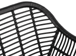 ΠΟΛΥΘΡΟΝΑ ΜΕ ΜΑΞΙΛΑΡΙ ΜΕΤΑΛΛΙΚΗ ALLEGRA HM5450.22 ΜΕ WICKER ΜΑΥΡΟ 57,5x60x82Υ εκ.
