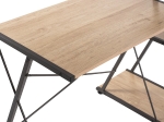 ΓΡΑΦΕΙΟ NOREX HM9317 ΜΕΤΑΛΛΙΚΟ ΜΑΥΡΟ ΜΕ MDF ΕΠΙΦΑΝΕΙΑ ΣΕ ΟΑΚ 116X48X89,5Υεκ.