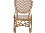 ΚΑΡΕΚΛΑ ΑΛΟΥΜΙΝΙΟΥ BAMBOO LOOK ΦΥΣΙΚΟ - ΛΕΥΚΟ HM5927.03 46x56x95Yεκ.