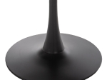 ΤΡΑΠΕΖΙ ΤΡΑΠΕΖΑΡΙΑΣ ROLLO HM9422.02 ΣΤΡΟΓΓΥΛΟ BLACK MARBLE Φ120x74Yεκ.