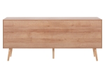 ΜΠΟΥΦΕΣ COLM HM9440.11 ΜΕΛΑΜΙΝΗΣ & ΣΥΝΘΕΤΙΚΟ RATTAN ΣΤΙΣ 4 ΠΟΡΤΕΣ 160x39,5x71Yεκ.